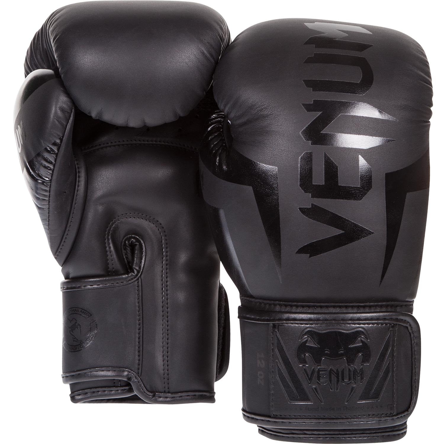 Guantes de Boxeo Venum Elite Mate Negro 12 oz