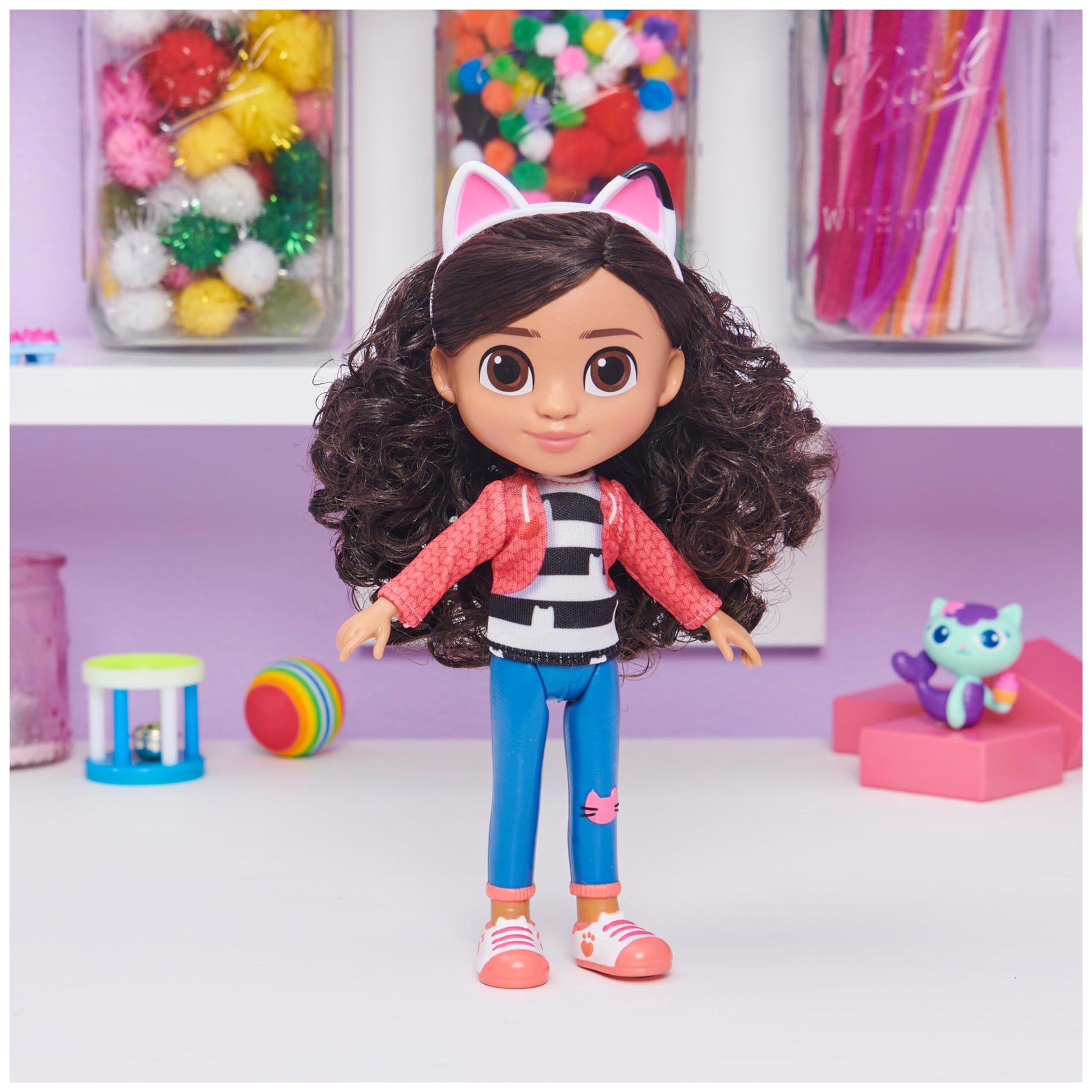 Gabby’s Dollhouse, muñeca Gabby de 20.3 cm, Juguetes para niños y niñas a Partir de 3 años