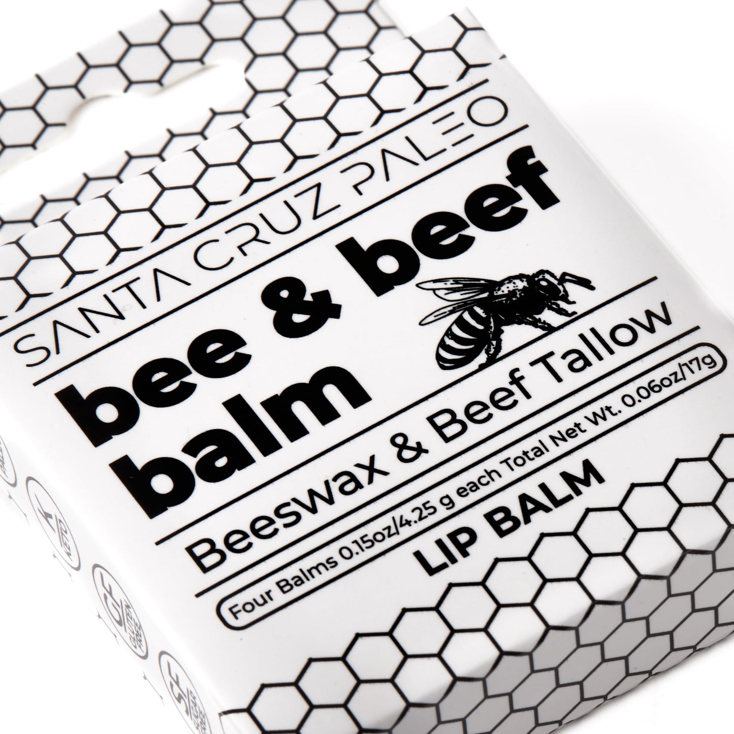 Lingtoolator aleo Beef Tallow Beeswax Lip Balm Hydrating Moisturizer, Natural Grass Fed Lip Care Tallow Balm Soothes Chapped, Dry Lips, Hypoallergenic for Sensitive Skin, Long Lasting & Vitamin Rich