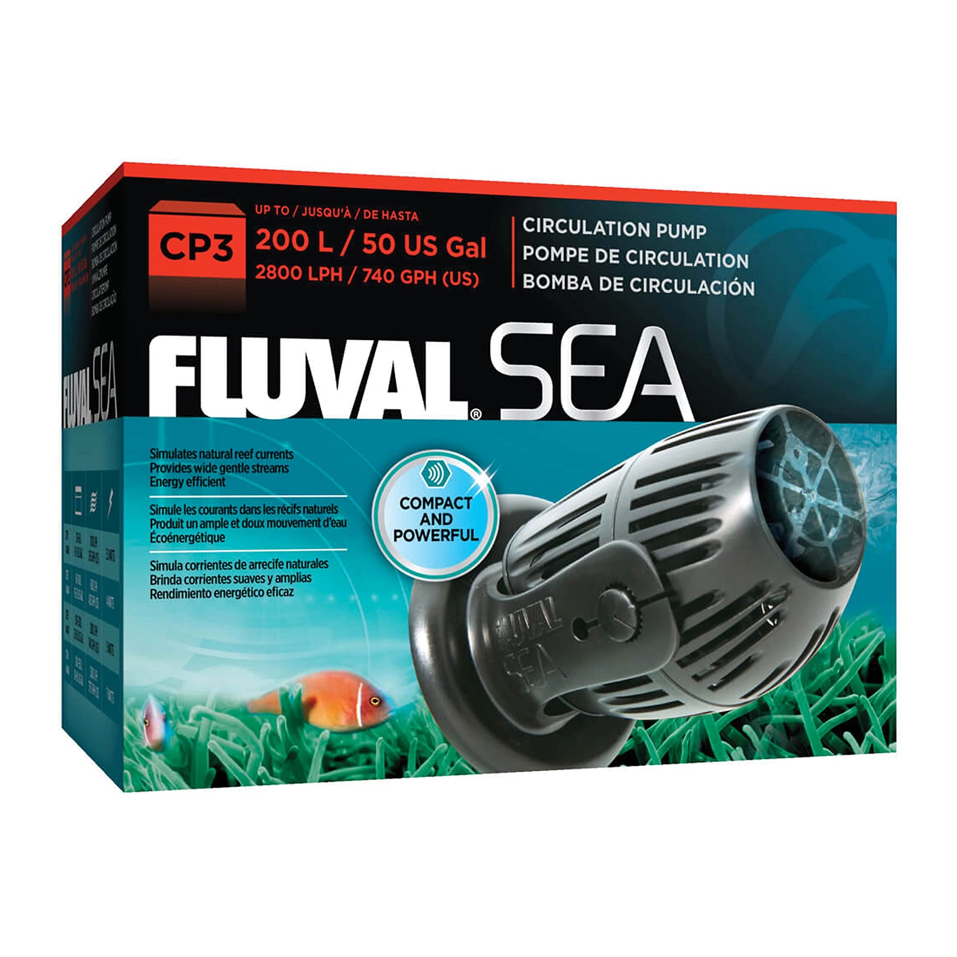 BOMBA DE CIRCULACION FLUVAL SEA 200 L (2800 LPH)