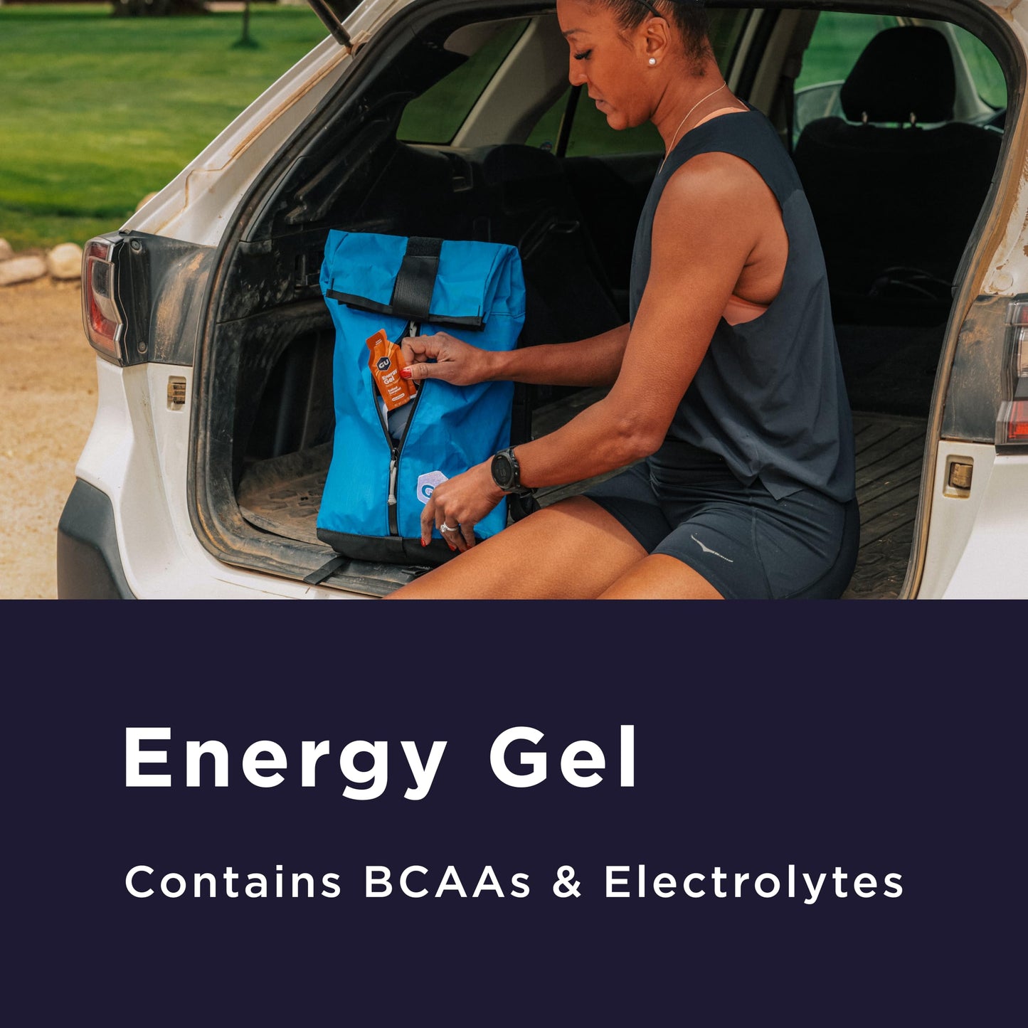 GU Energy Labs Original, Gel Energético de Nutrición Deportiva, 3 Bayas, Caja de 24 Piezas