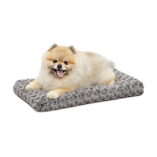 Cama para Mascotas MidWest Quiet Time Deluxe Gris Degradado en Espiral