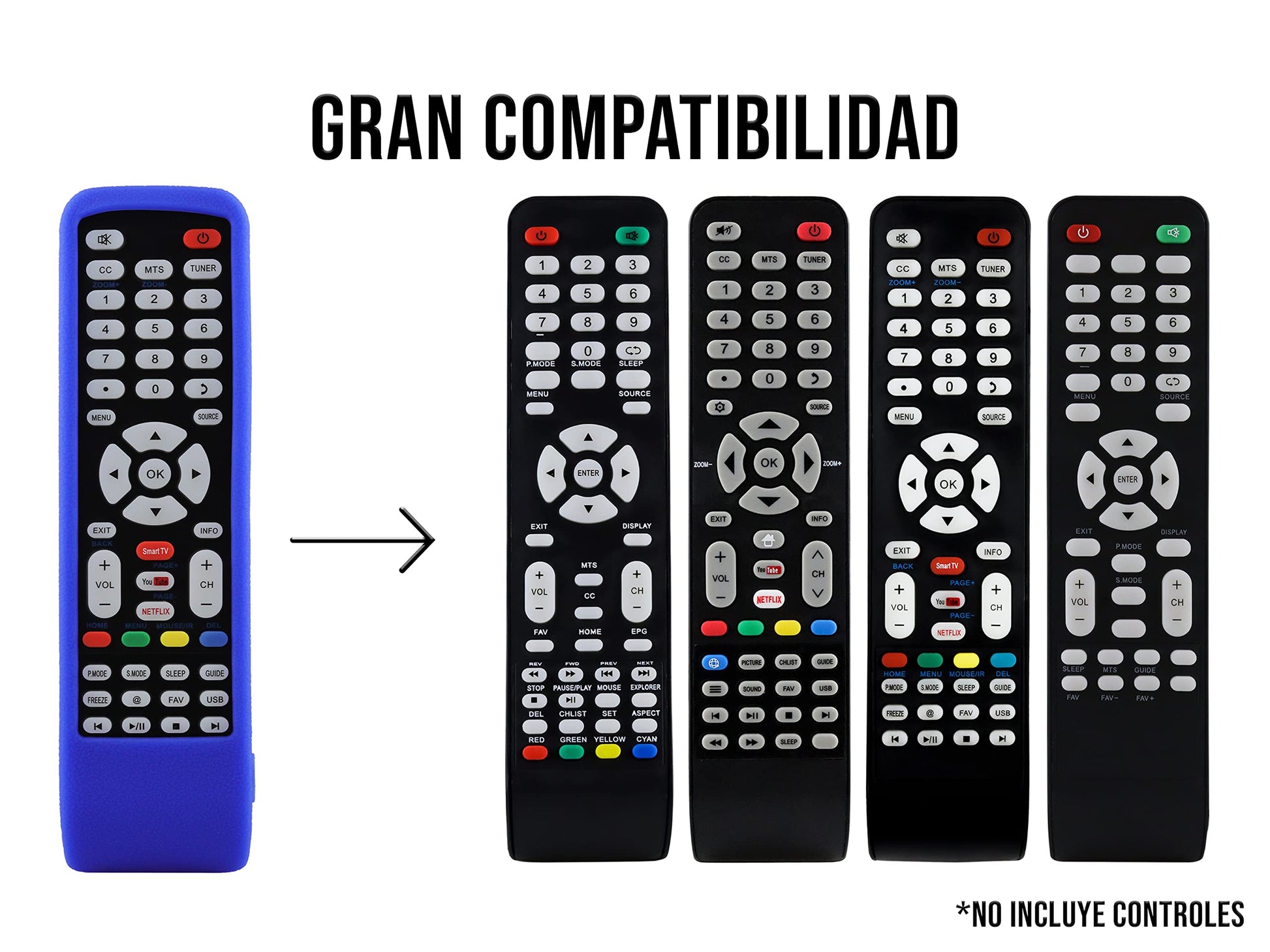 Funda para Control ATVIO JVC SPELER Pioneer HKPRO Pantalla (Azul)