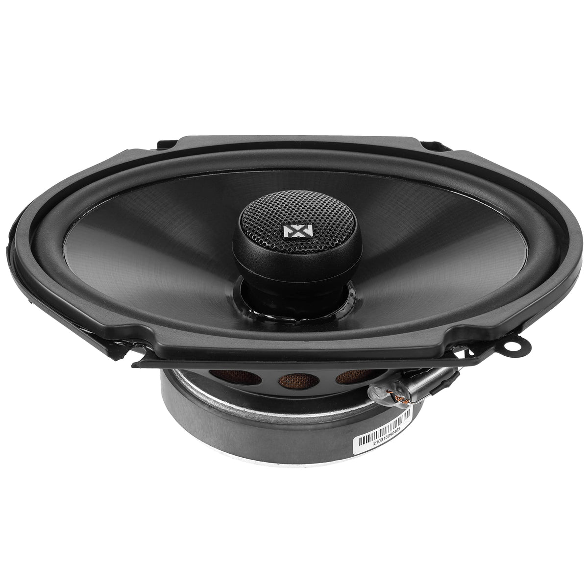 Bocinas Coaxiales para Auto NVX V-Series Negras de 5 y 6 Pulgadas con Tweeters de Domo de Seda, 130 Vatios