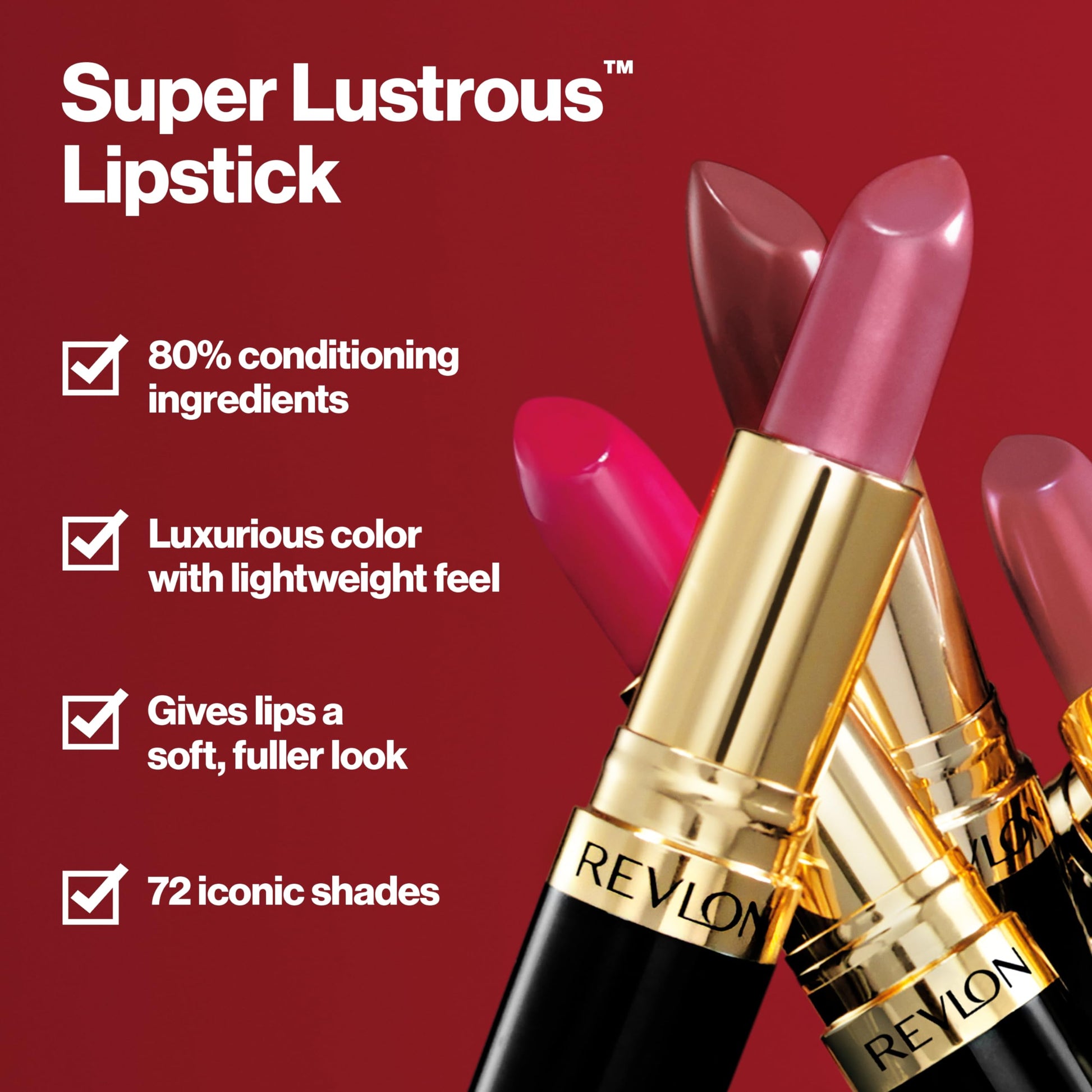 Barra de Labios Super Lustrous Revlon Flushed