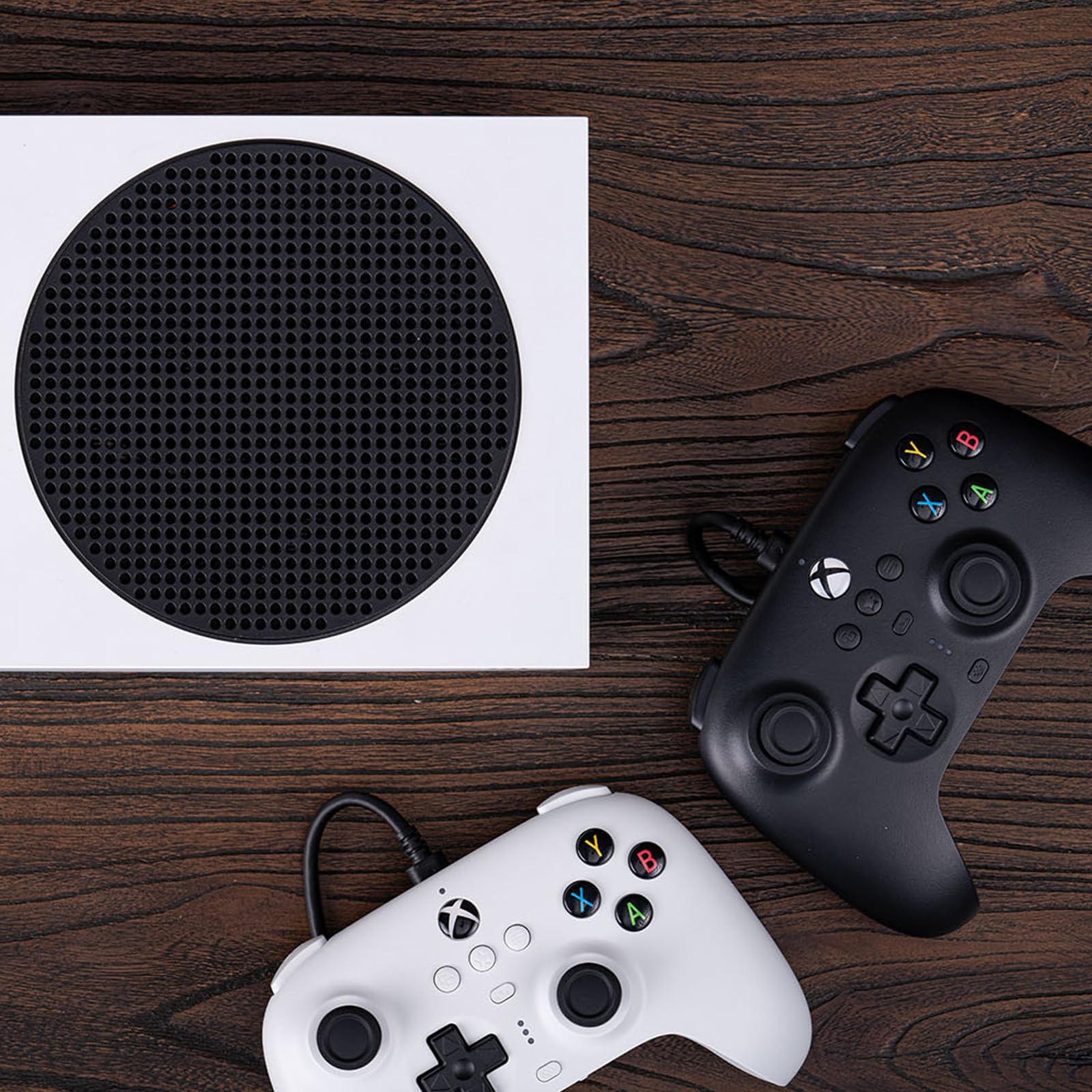 Control Alambrico 8Bitdo Ultimate para Xbox Series X|S, Xbox One, Windows 10/11, Mando con Joysticks de Efecto Hall, Conector de Audio de 3.5 mm, con Licencia Oficial - Blanco