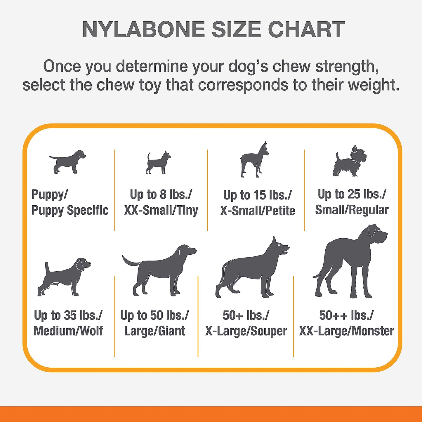 Juguete Masticable Nylabone Sabor Frenzy Grande Gigante para Perros, Paquete Doble