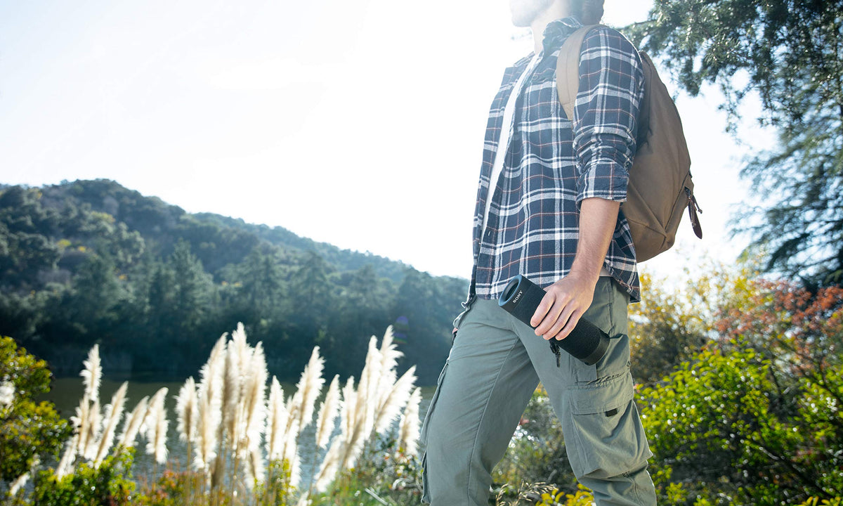 Altavoz Bluetooth Inalámbrico Sony Negro Súper Portátil e Impermeable con Graves Adicionales