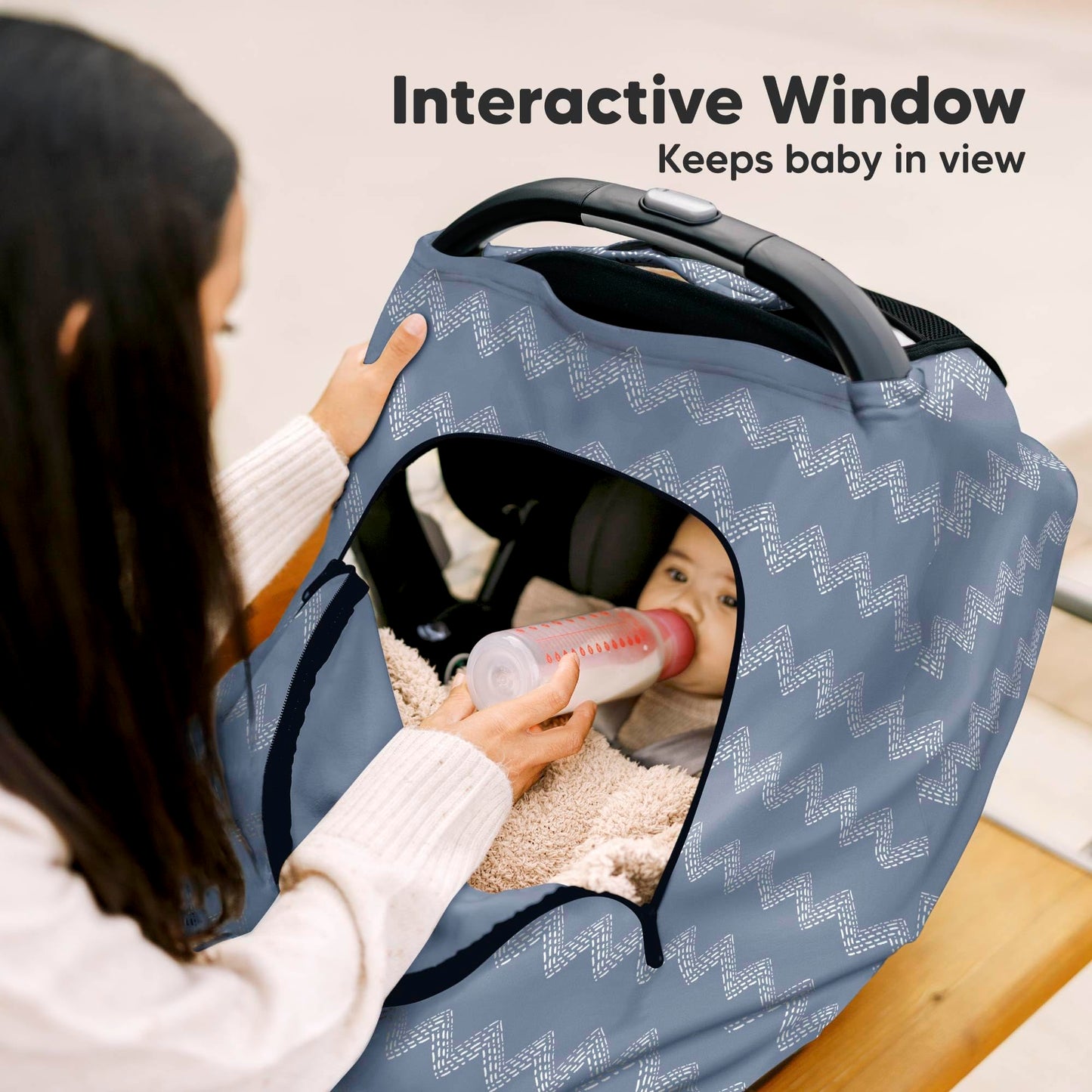 KeaBabies - Funda para asiento de coche de invierno para bebé, recién nacido, ajuste universal, para bebé niña, niño, transpirable, manta ligera, fácil de usar, toldo para carriola, lluvia, viento