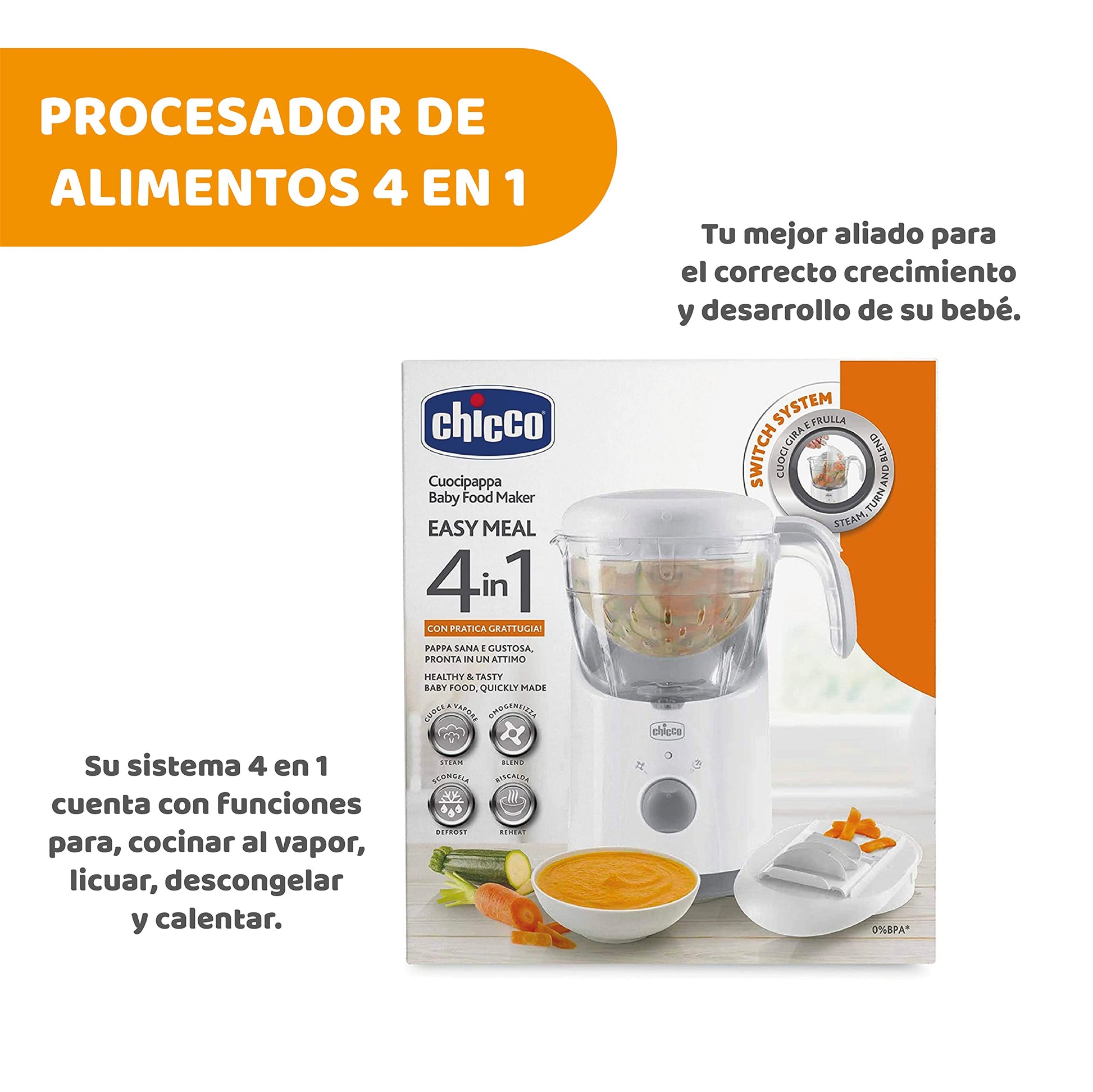 Chicco Procesador de alimentos 4 en 1