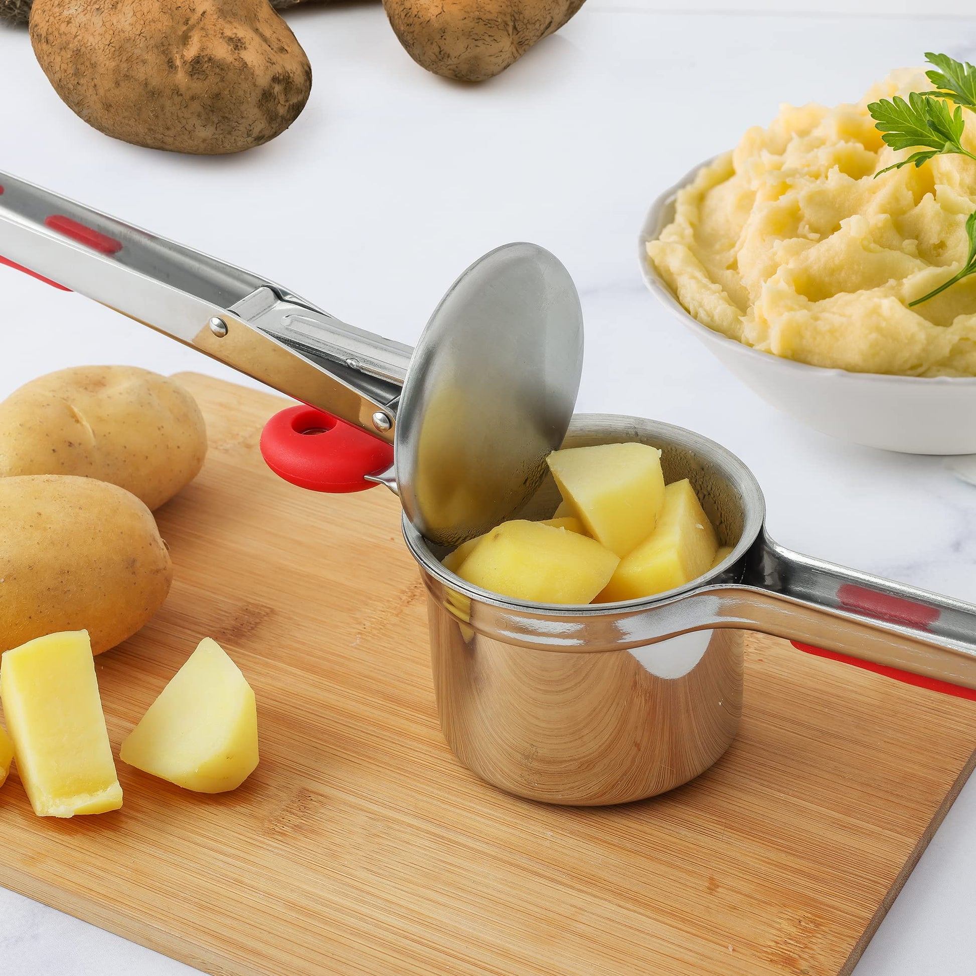 Rizador de Patatas Zulay Kitchen Acero Inoxidable Grande Disco Fijo