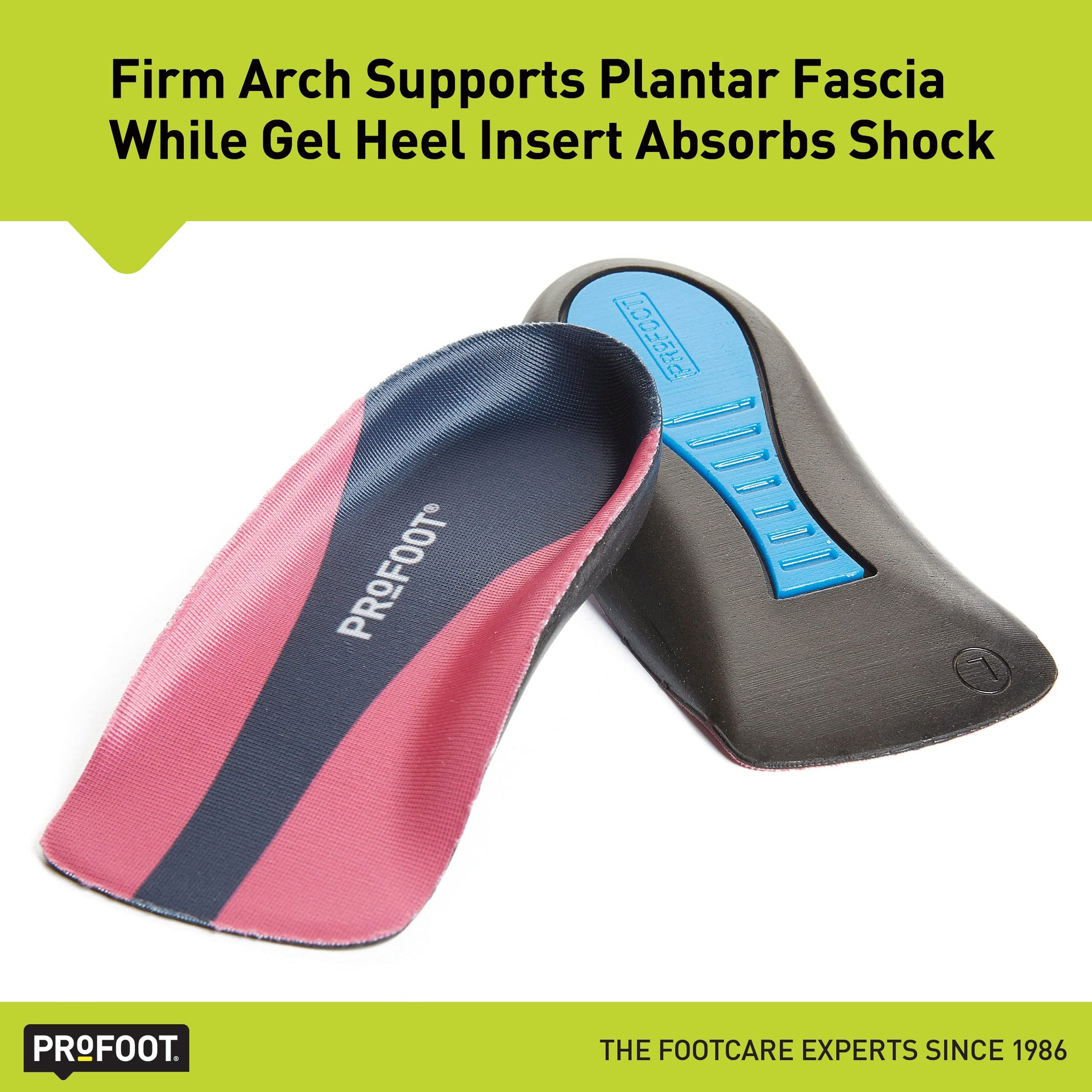 Plantillas Ortopédicas PROFOOT para Fascitis Plantar Mujer 6-10
