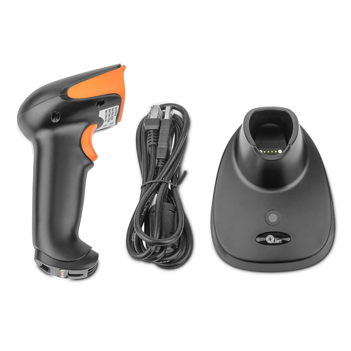 Lector de Códigos de Barras Inalámbrico Qian USB Ergonomico 2.4g para Supermercados, Restaurantes y Almacenes