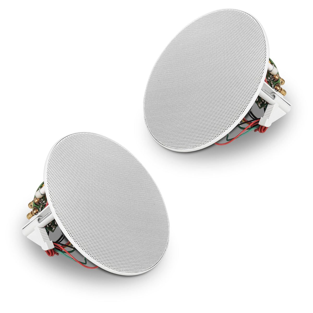 Altavoces Coaxiales Sound Town Blanco Montaje Empotrado para Cine en Casa