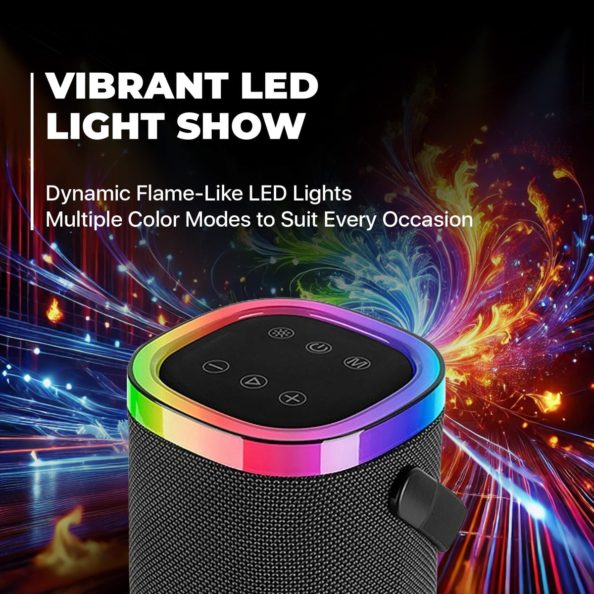 Altavoz Bluetooth Proscan Elite Luz Portátil Pequeño Inalámbrico Exterior