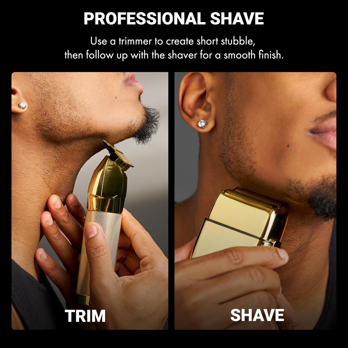 BaBylissPRO Barberology BLACKFX Double Foil Shaver, 1 ct.