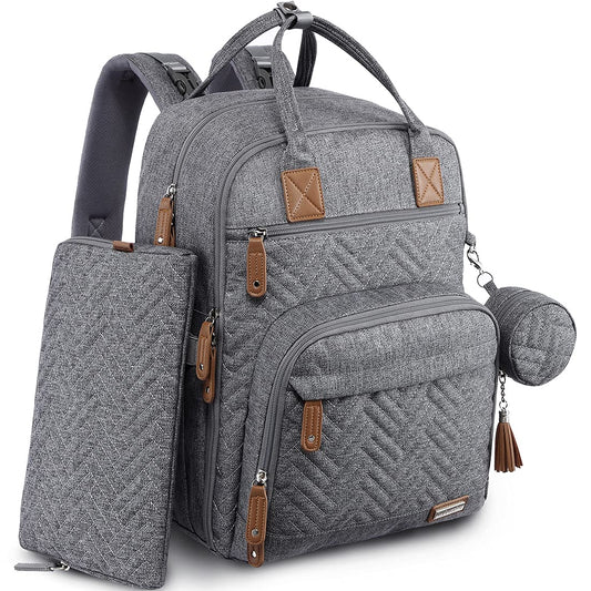 Mochila para Pañales iniuniu Grande Impermeable con Kit 4 en 1 para Niños y Niñas