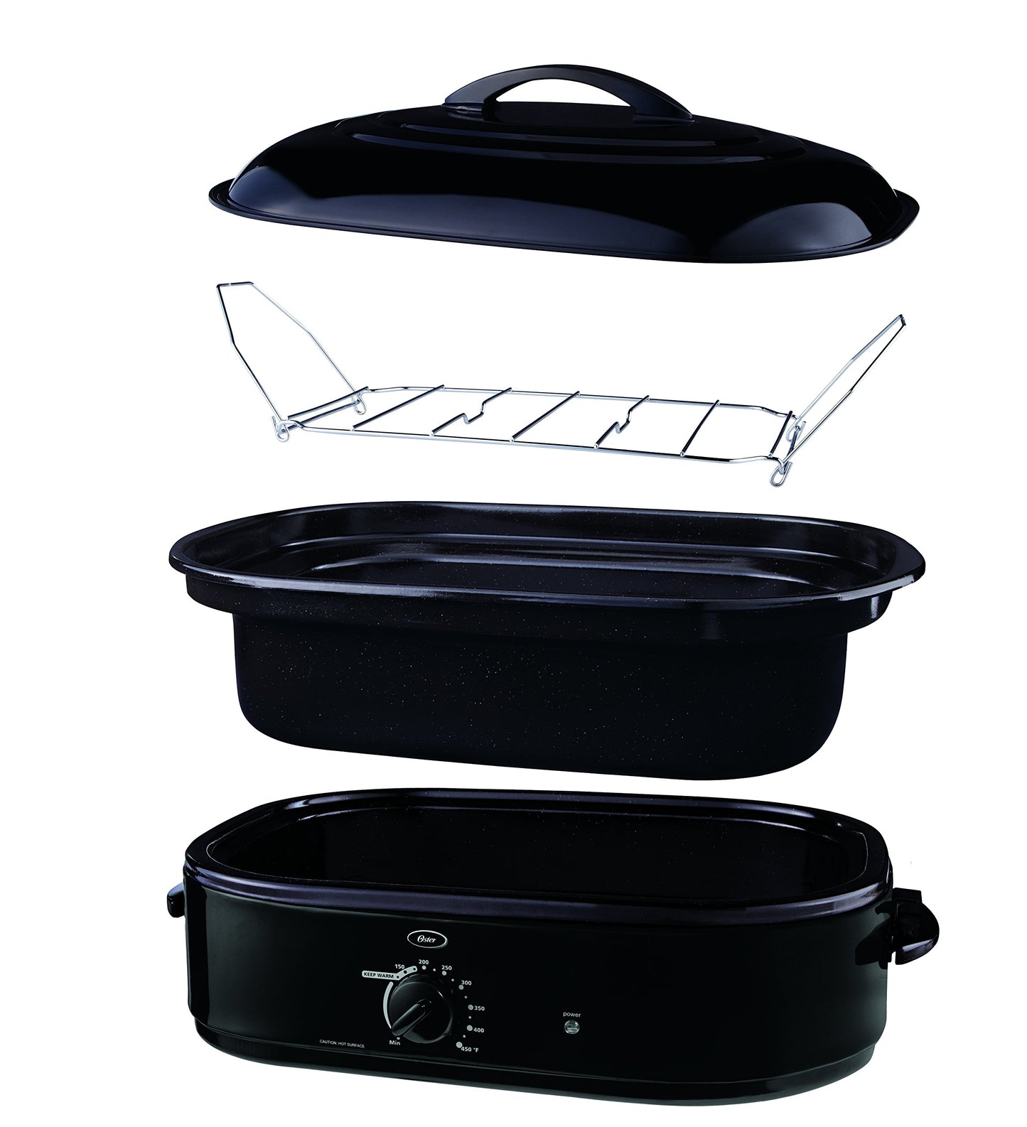 Oster Horno tostador ahumador, Negro, 18 Qt, 1