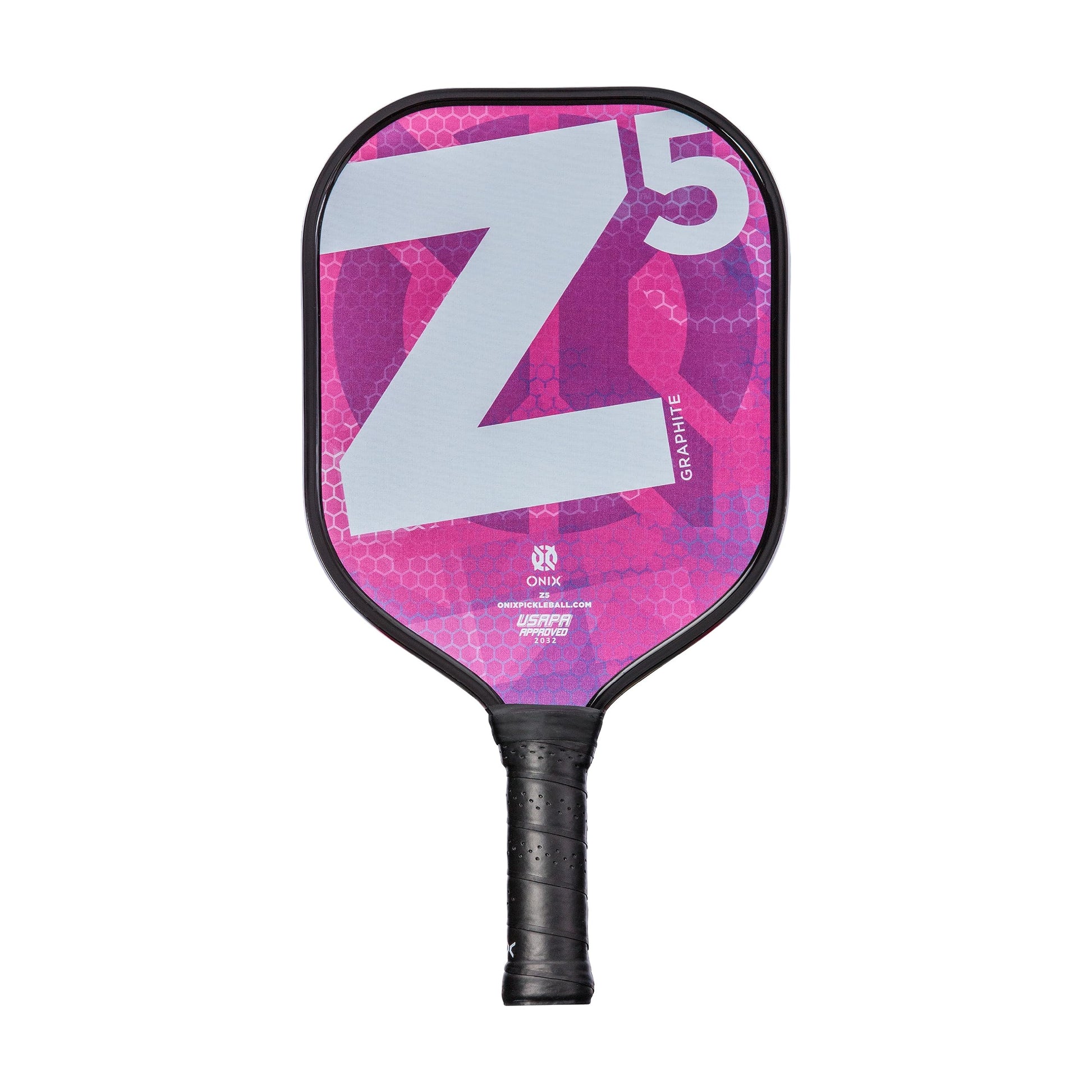 Pala de Pickleball ONIX Graphite Mod Z5 Grafito Fibra de Carbono con Agarre Cómodo