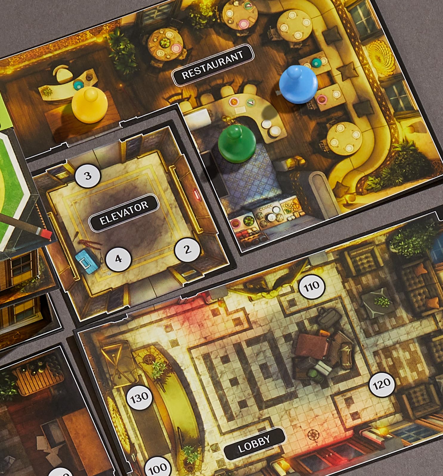 Hasbro Gaming Clue Escape: The Midnight Hotel Juego de Mesa, Clue Escape Room Game, 1 Vez Resolver Misterio, Juegos Familiares para Mayores de 10 años, 1 a 6 Jugadores, 90 Minutos Promedio.