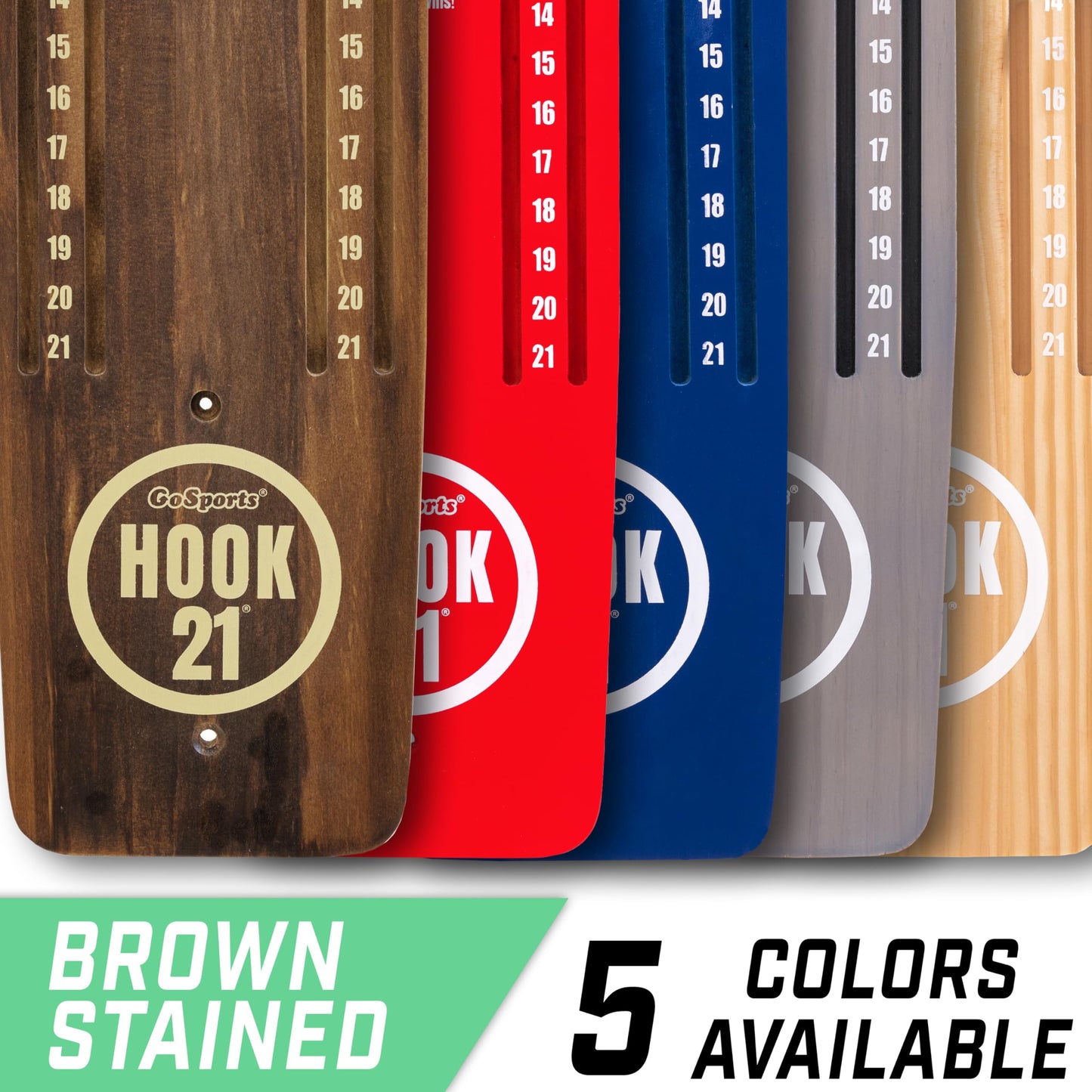 GoSports Hook 21 Juego de Columpio para Montaje en Pared, Juego en Interiores o Exteriores con Brazo Plegable