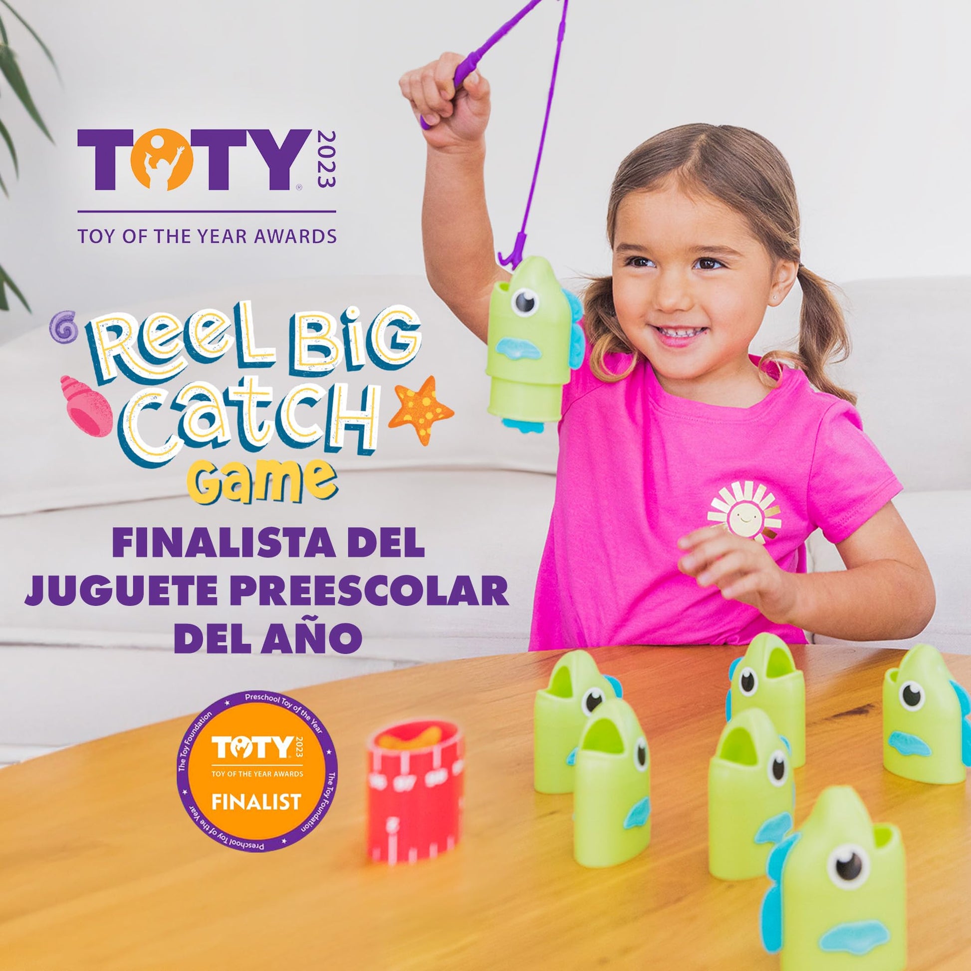 Educational Insights Reel Big Catch Game, Preschool Early Math Game, Measurement, Boys & Girls Ages 3+