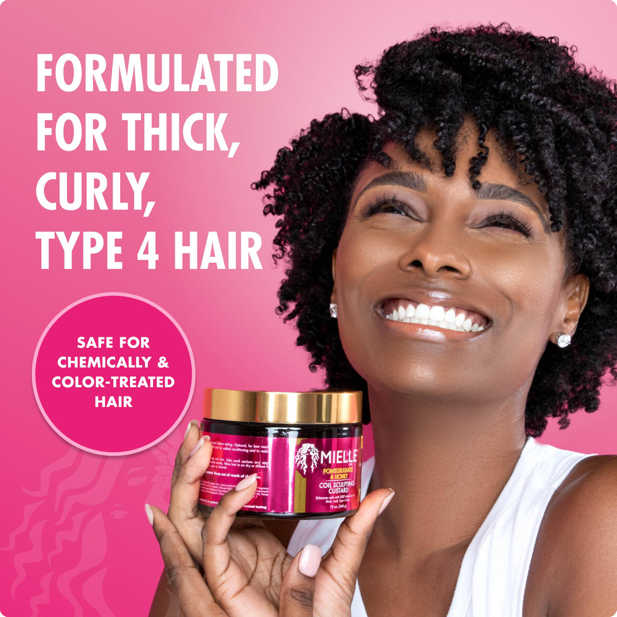Mielle Organics Pomegranate & Honey Curling Custard 12oz