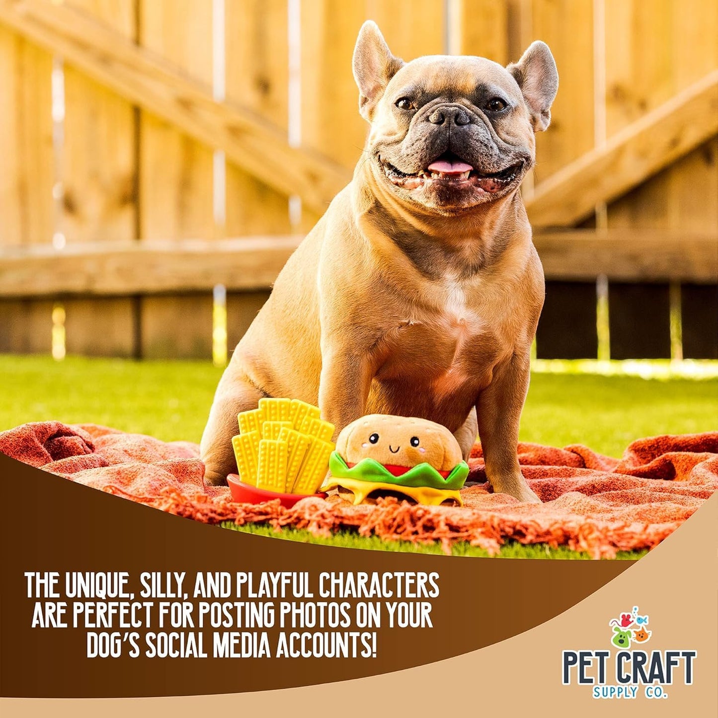 Juguetes de Peluche Pet Craft Supply Squeaky Ball para Cachorros y Perros Medianos 2 Paquetes para Masticadores Agresivos