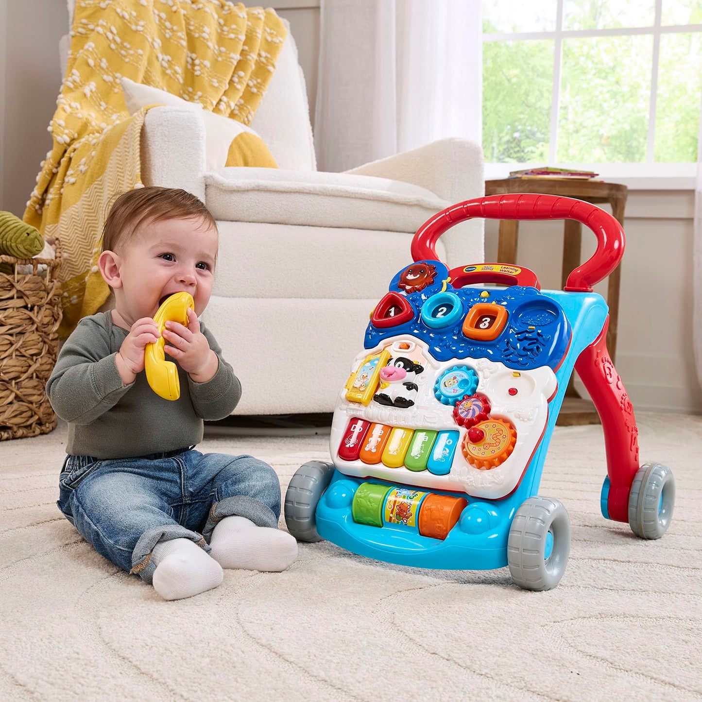 VTech Sit-to-Stand Learning Walker - Blue