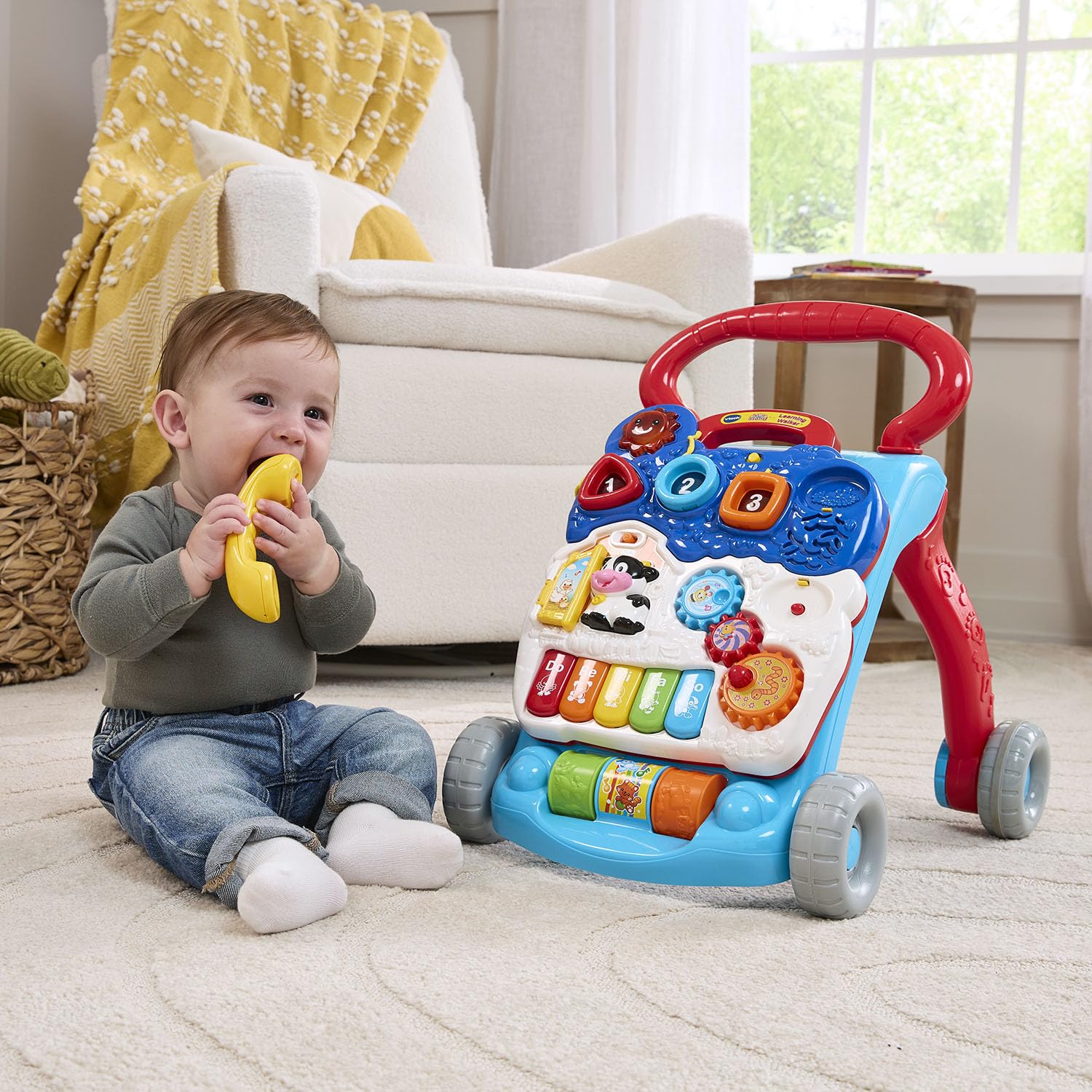 VTech Sit-to-Stand Learning Walker - Blue
