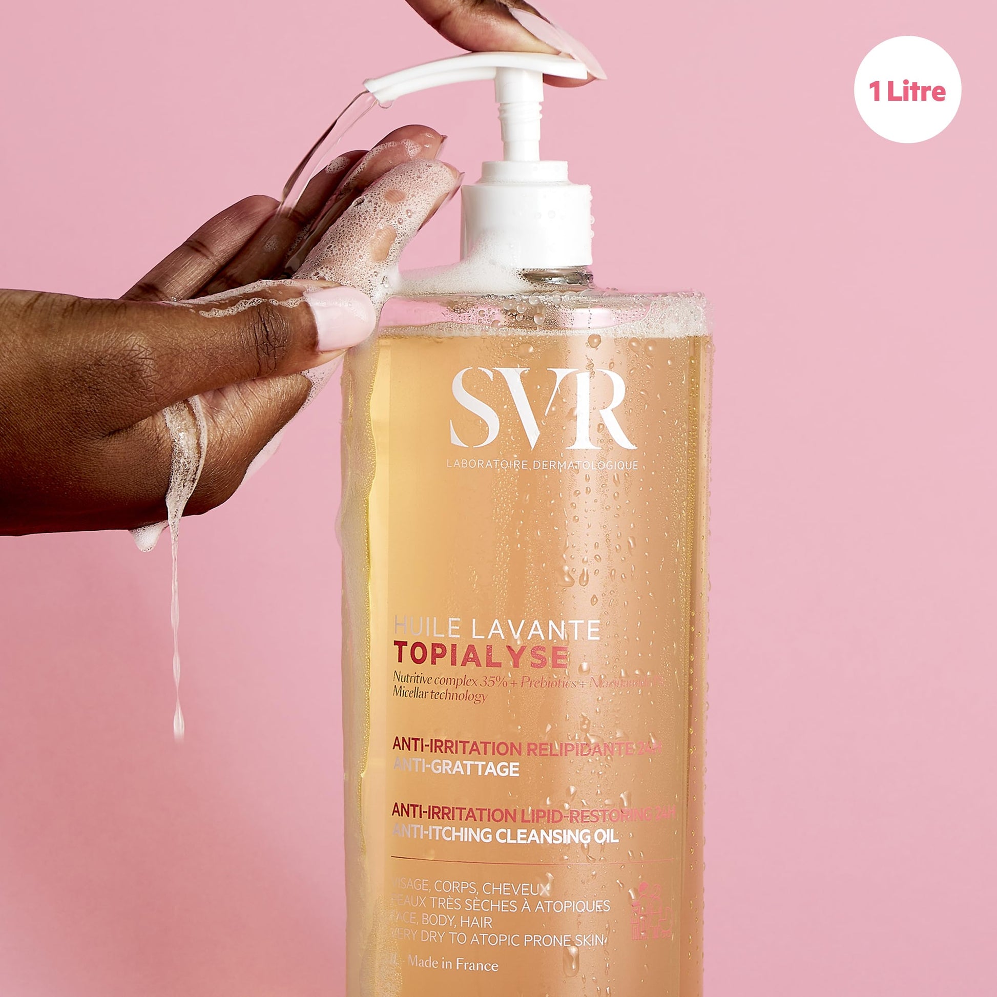 SVR Aceite Limpiador Topialyse para Cuerpo y Rostro 1 L