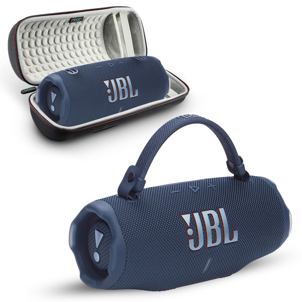 Altavoz Bluetooth JBL Charge 6 Azul Resistente al Agua y al Polvo con 28 Horas de Reproducción