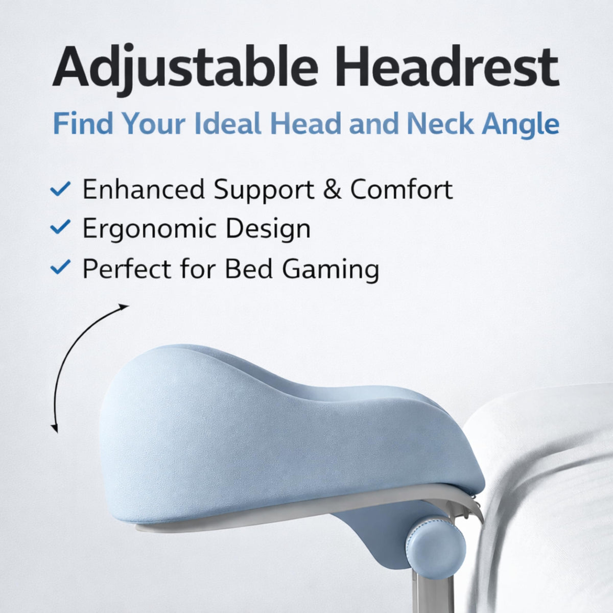 Reposacabezas de Masaje con Altura Ajustable y Funda Lavable para Mayor Comodidad