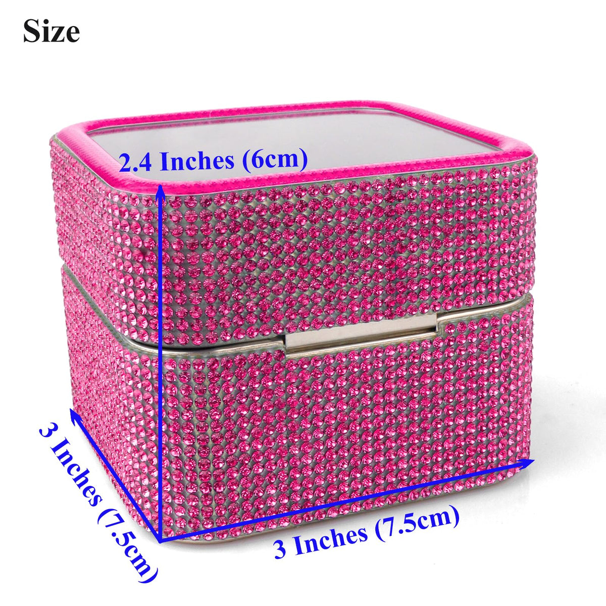 Soporte para Brocas de Uñas Cellentool Rosa 25 Agujeros a Prueba de Polvo para Herramientas de Manicura