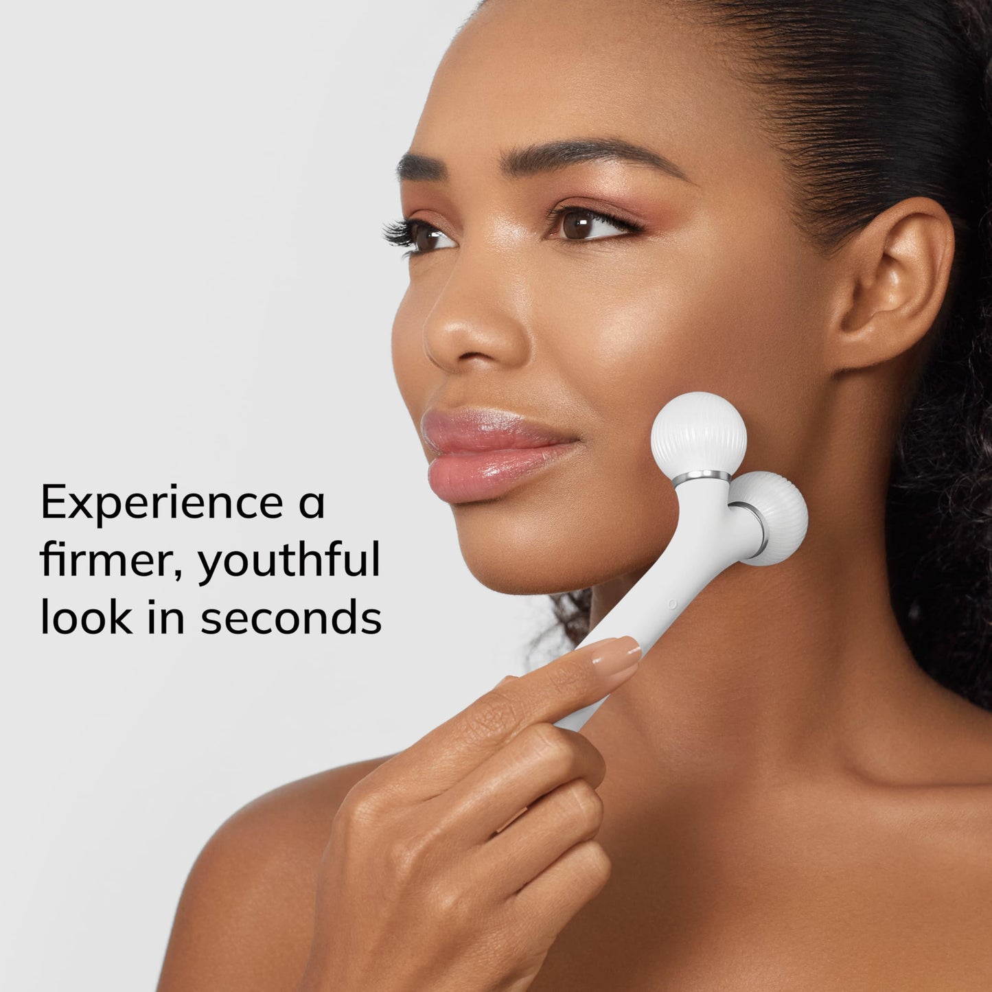 GESKE | Rodillo facial sónico SmartAppGuided™ | 4 en 1 | rodillo derma | dispositivo para la cara | rodillo derma | Rodillo facial profesional | Reafirma y define la piel del rostro