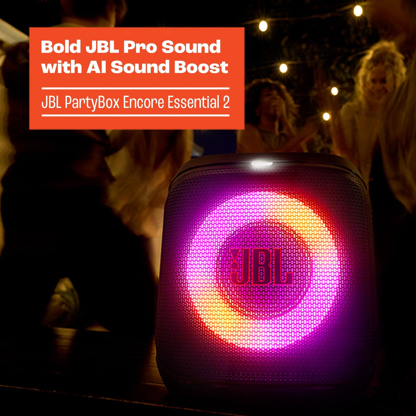 JBL PartyBox Encore Essential 2 Bocina Portátil, Negro