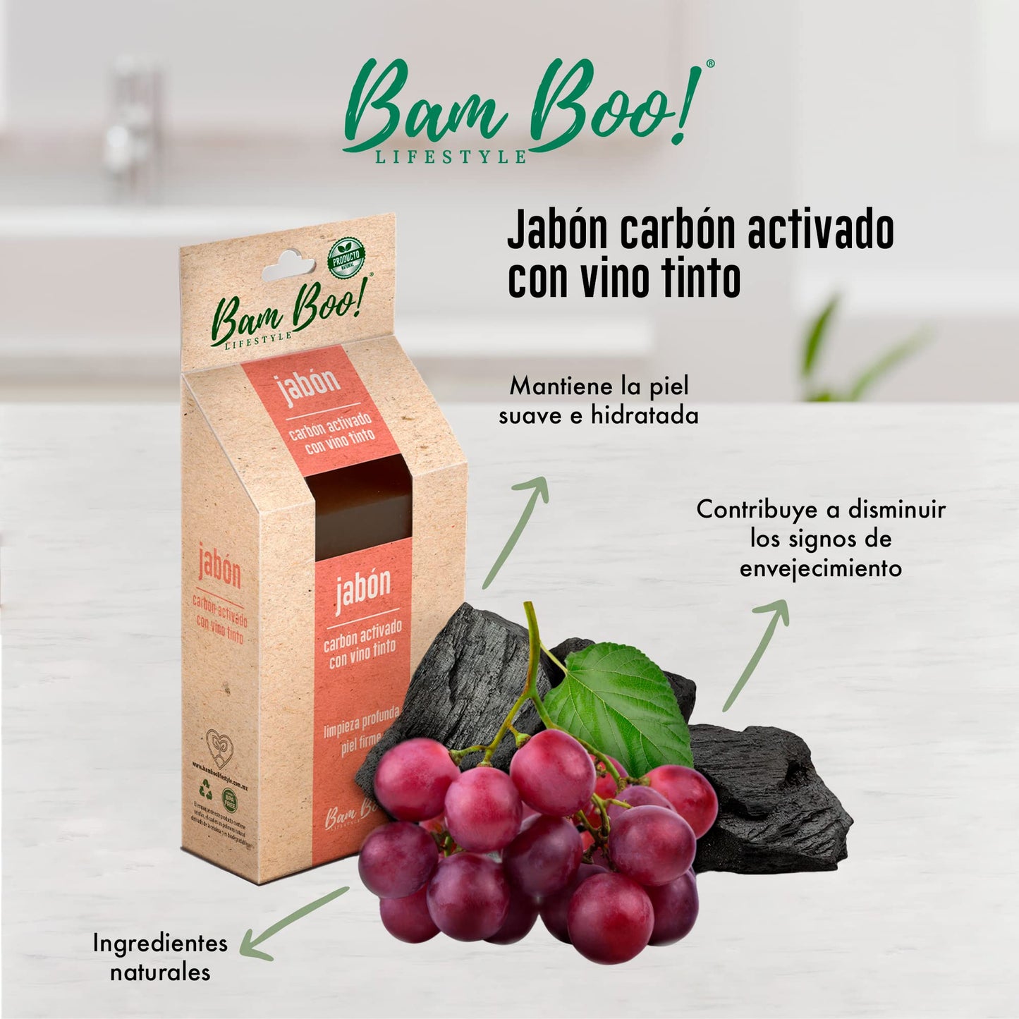 8 Pack Kit Mix de Jabones Artesanales Naturales 100 G Bam Boo! Lifestyle