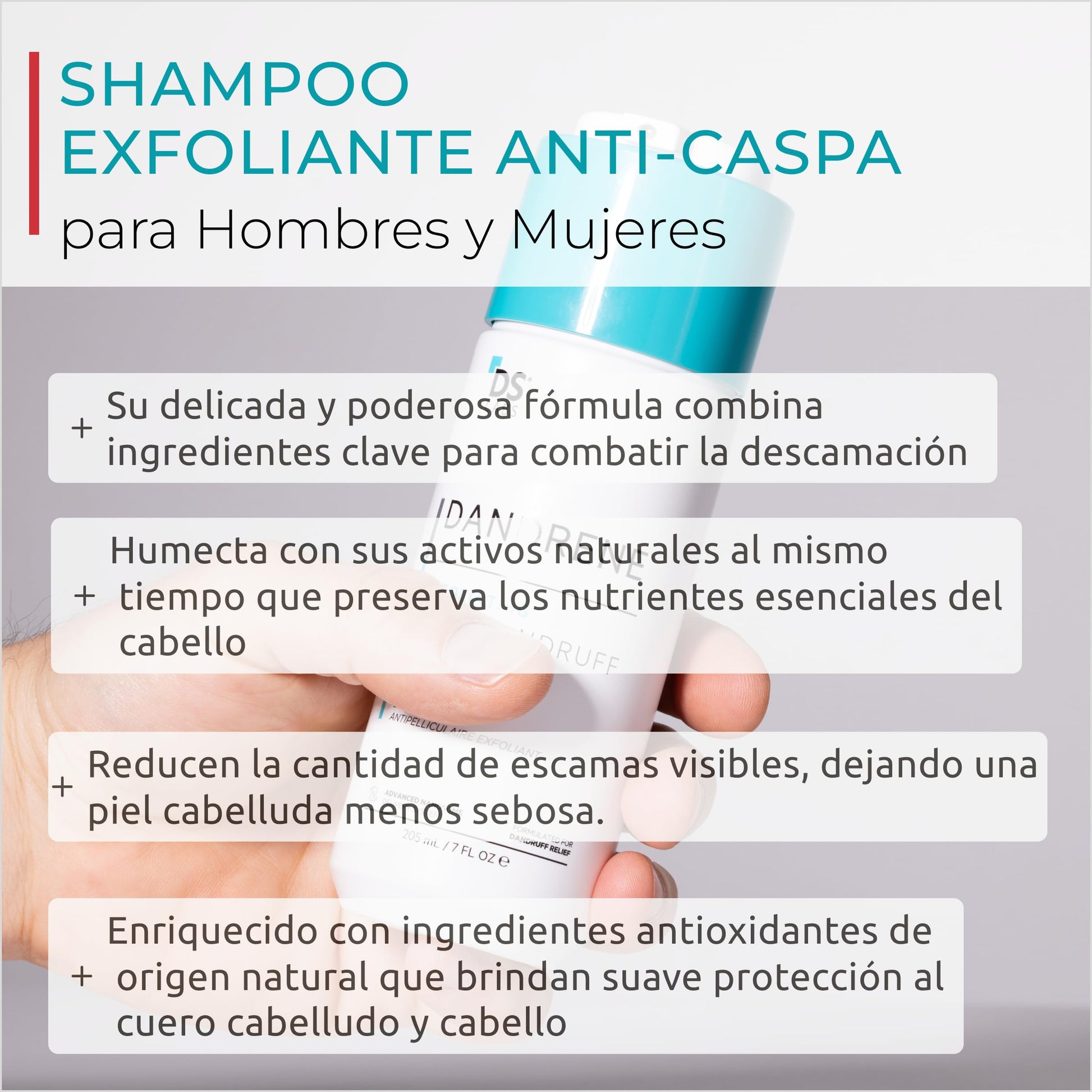 Shampoo Exfoliante Anti-Caspa DS Laboratories Dandrene