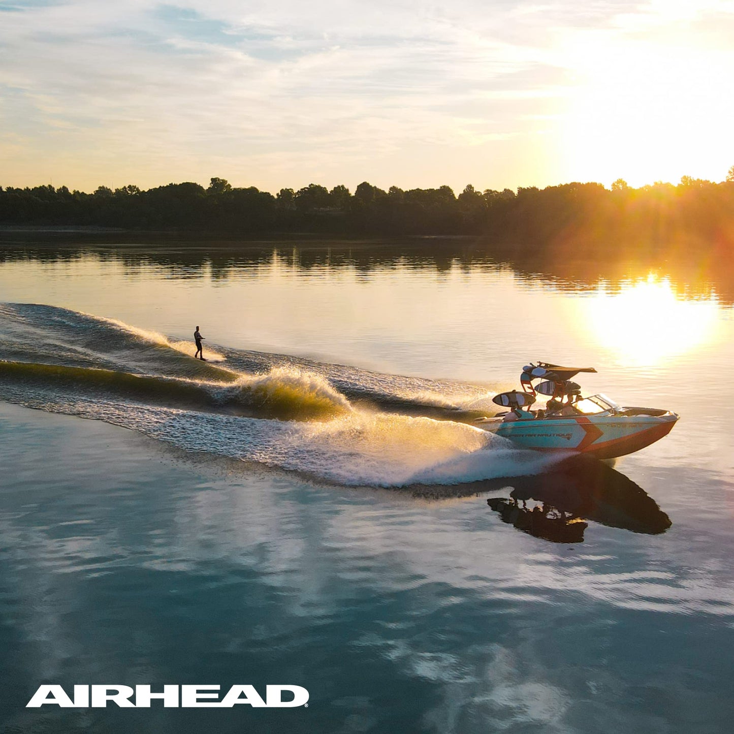 Kwik Tek AIRHEAD AHSR-9 Watersports Rope with Eva Handle, 75 -Feet