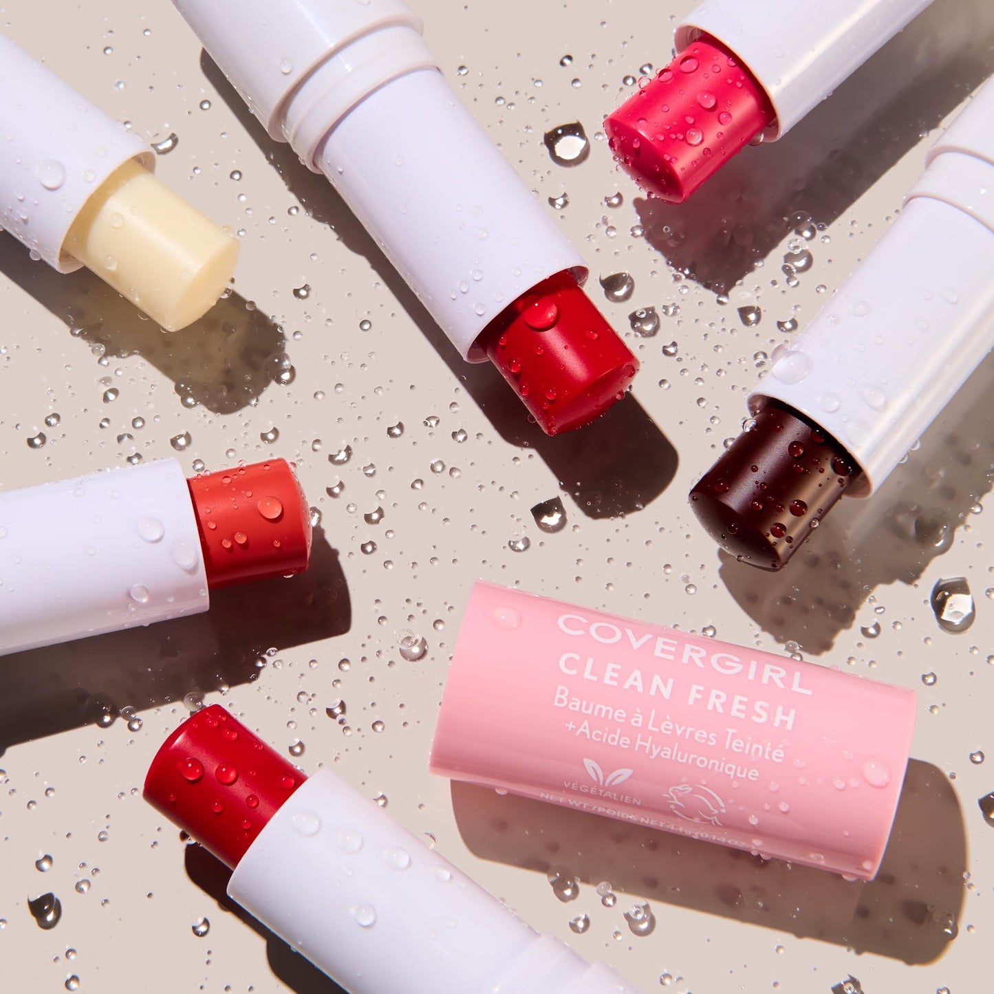 COVERGIRL Clean Fresh Tinted Lip Balm, Life is Pink