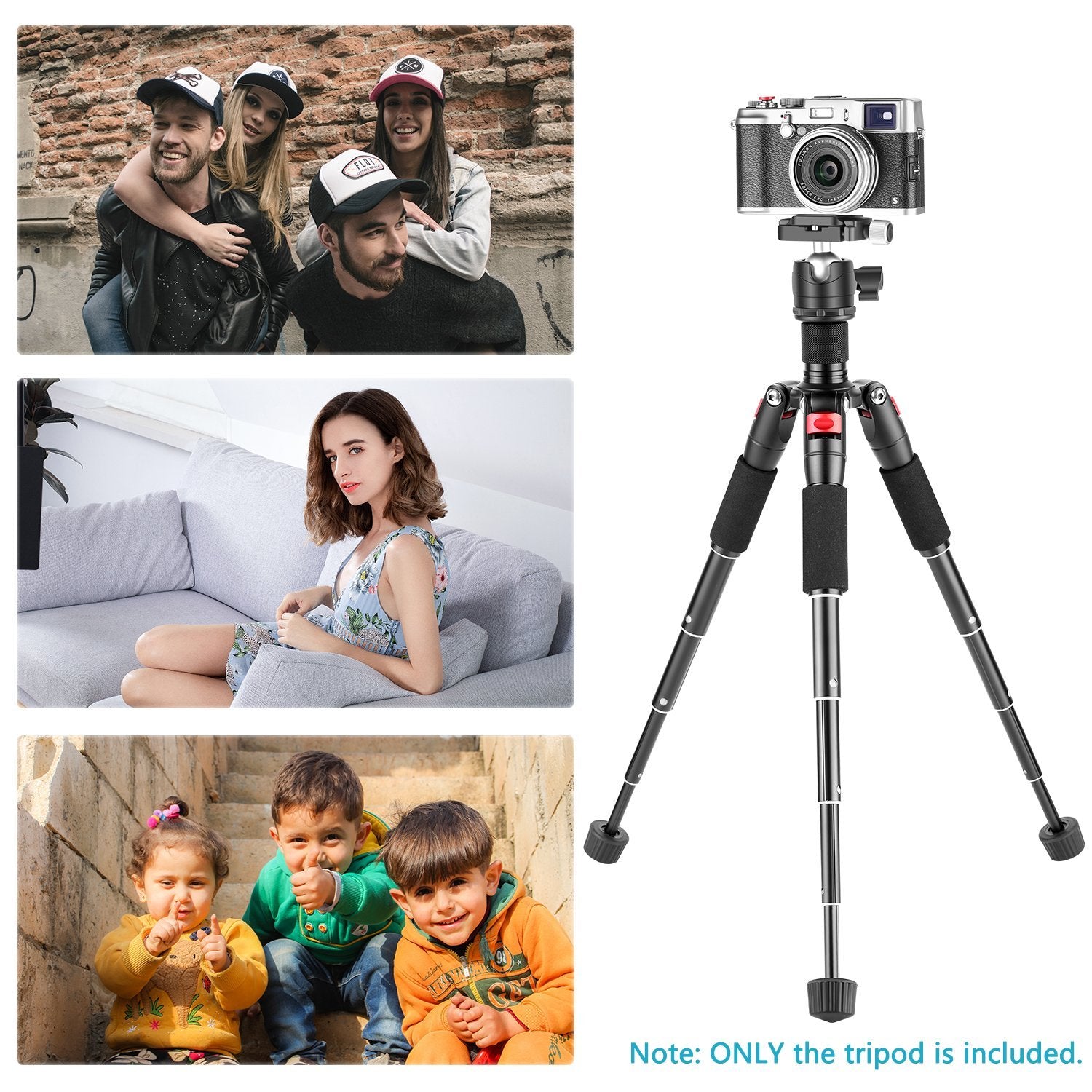 Trípode Mini NEEWER Aluminio con Rótula de Bola 360 ° para Cámara
