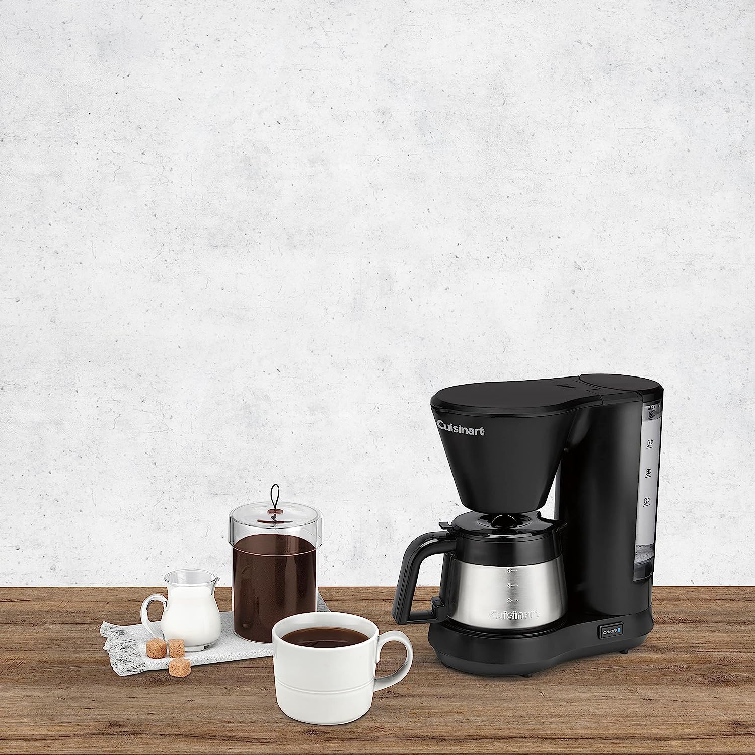 Cafetera 5 tazas Jarra acero Cuisinart