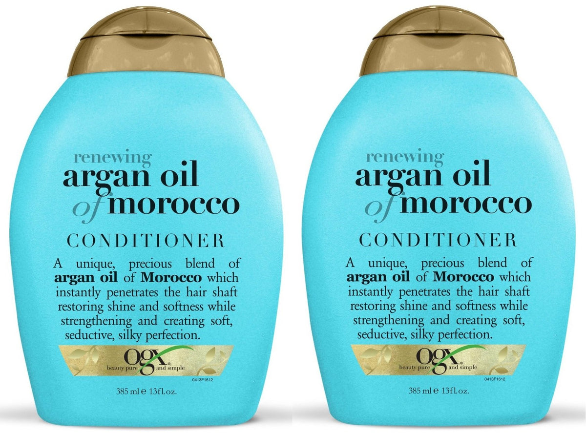 OGX Renewing Argan Oil of Morocco Conditioner, 13 Ounce 13 Oz, Pack of 2
