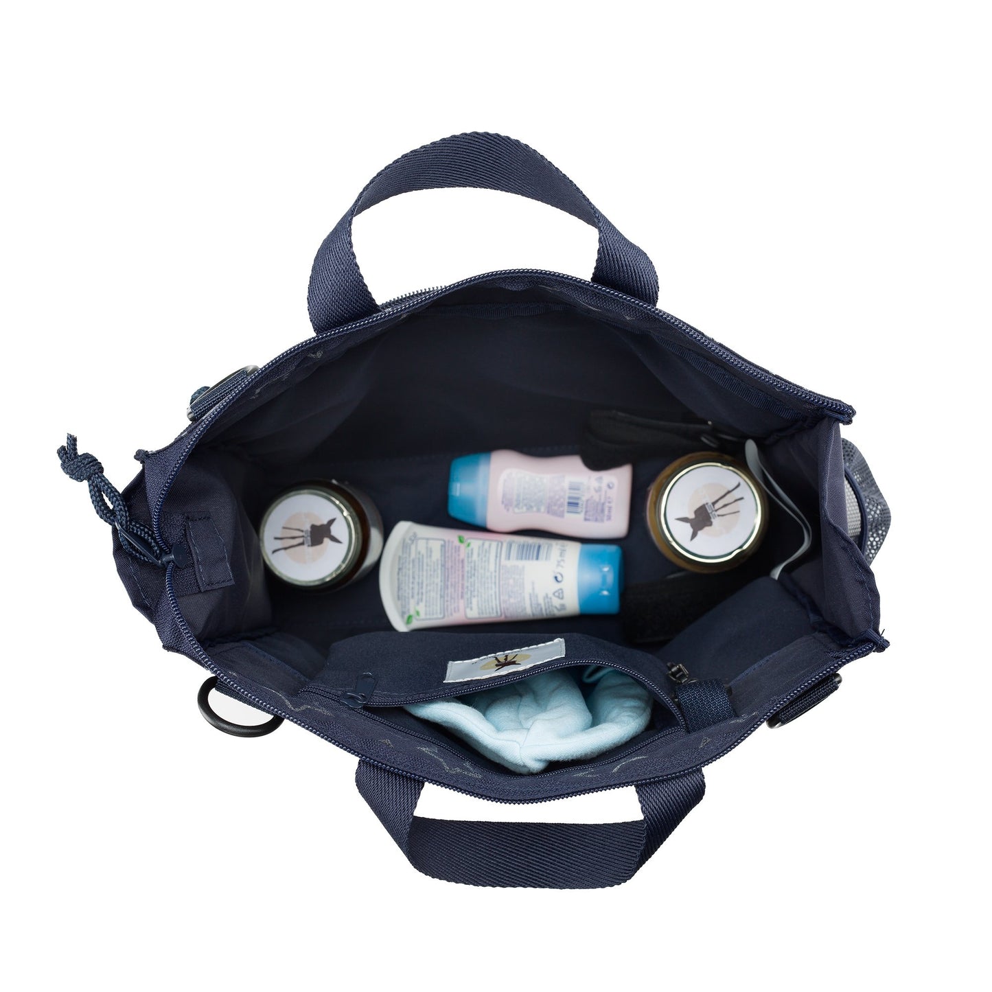 Lassig - Bolsa para pañales, Negro (Star Black)