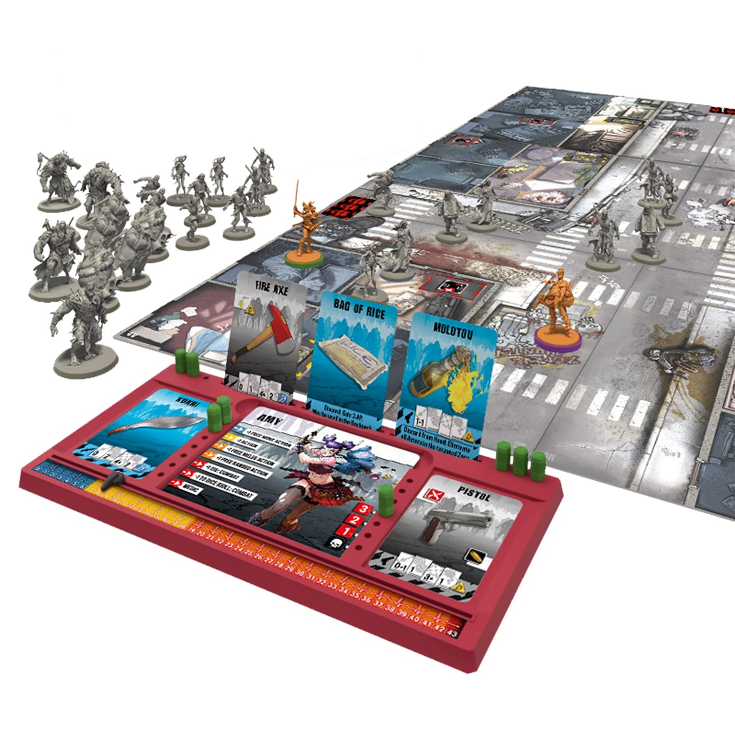 CMON - Segunda edición de Zombicide | Juego de zombis | Juego de mesa cooperativo de miniaturas | Juego de mesa de aventuras de terror | Mayores de 14 años | Para 1 a 6 jugadores | Tiempo promedio de juego de 60 minutos