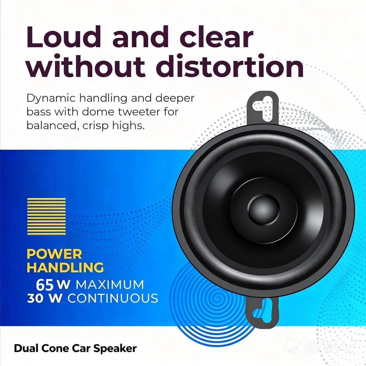 Altavoz Doble Cono Sondpex 6.5 Pulgadas