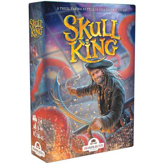Juego de Cartas Skull King Grandpa Beck's Games Pirata para de 2 a 8 Jugadores