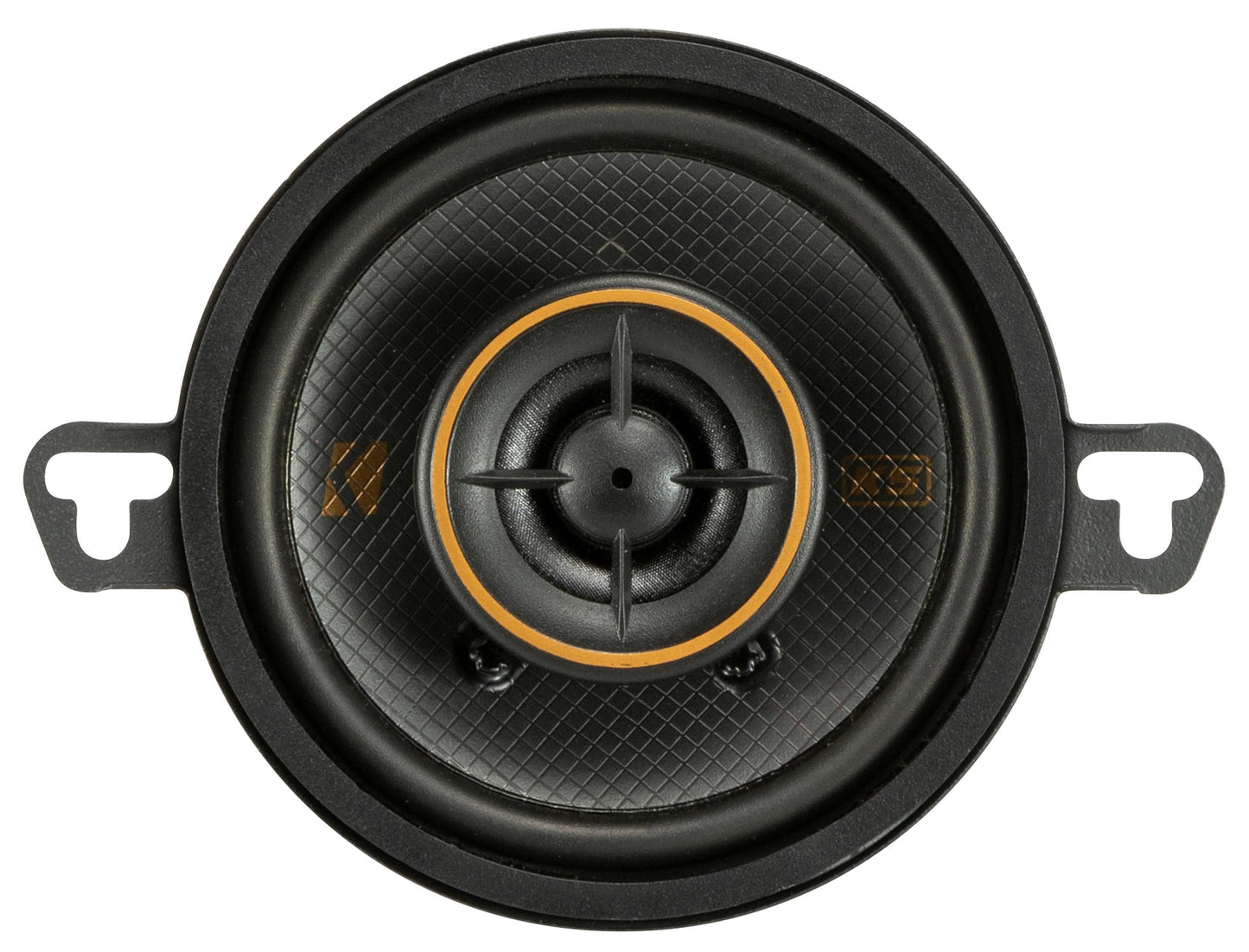 KICKER 51KSC3504 Sistema de altavoces coaxiales, diseño de 2 vías, un (1) par, woofer de polipropileno de 3.5 pulgadas (89 mm), tweeters de cúpula de seda de 13 mm, 50 vatios RMS, pico de 100 vatios