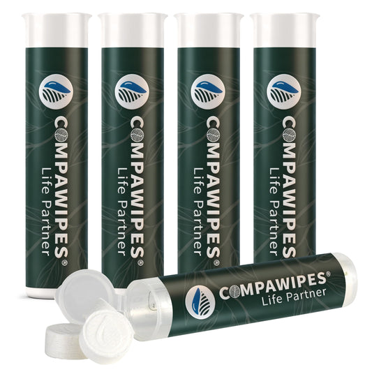 Toallas Comprimidas Reutilizables de Camping y Viaje