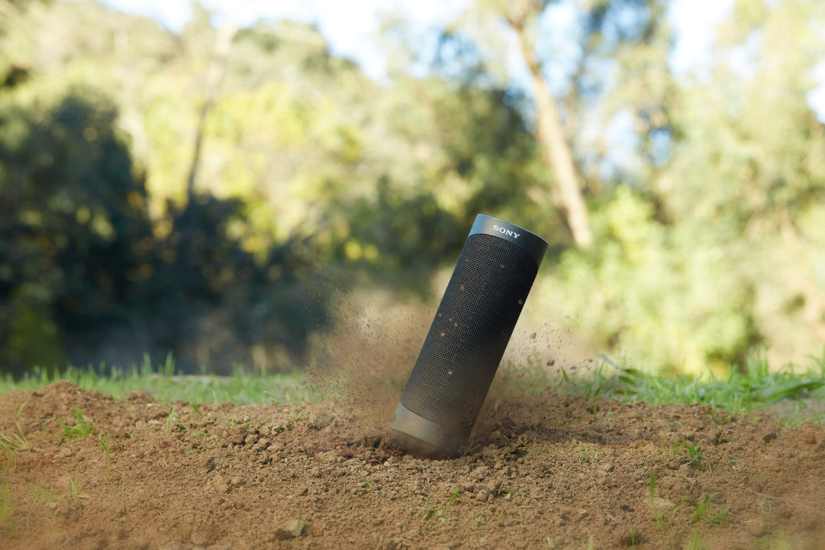Altavoz Bluetooth Inalámbrico Sony Negro Súper Portátil e Impermeable con Graves Adicionales